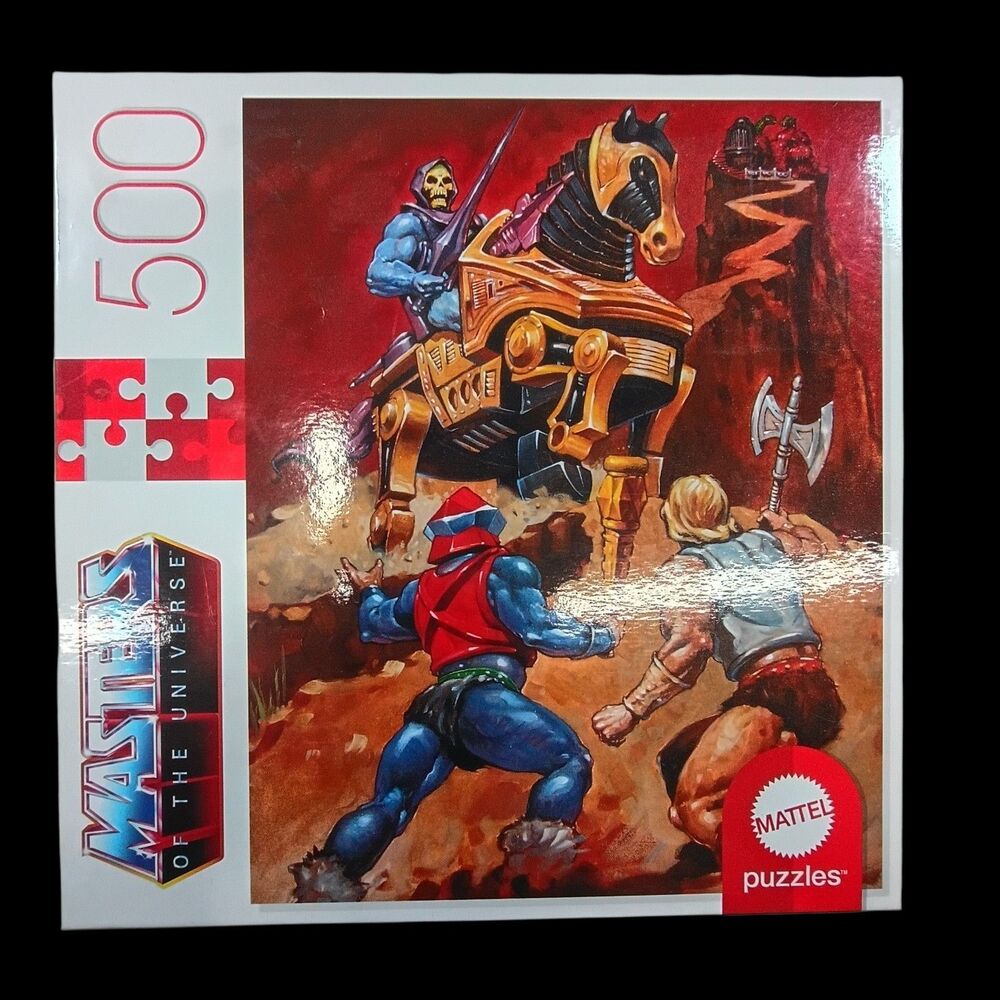 Jigsaw Puzzle Mattel Masters of the Universe Skeletor & He-Man 500 Piece NEW